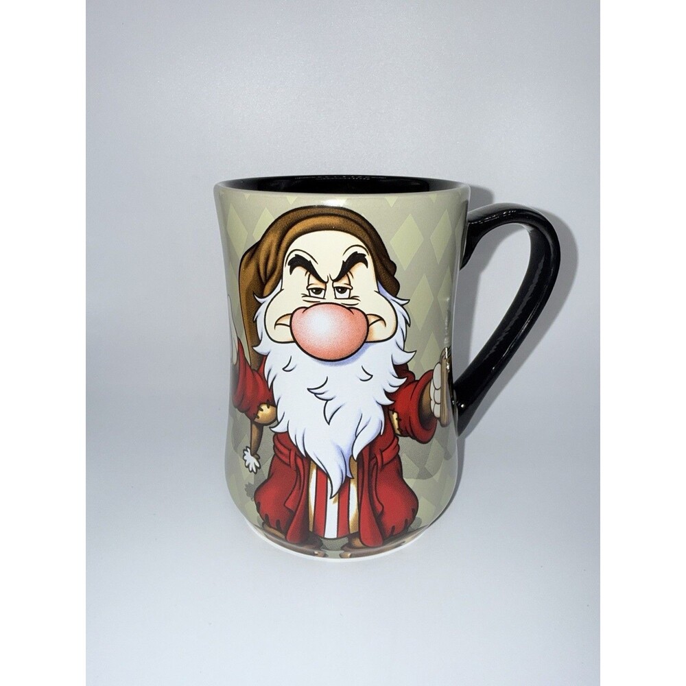 Disney Parks Grumpy I Hate Mornings Coffee Mug Snow White 7 Dwarfs Pre-owned